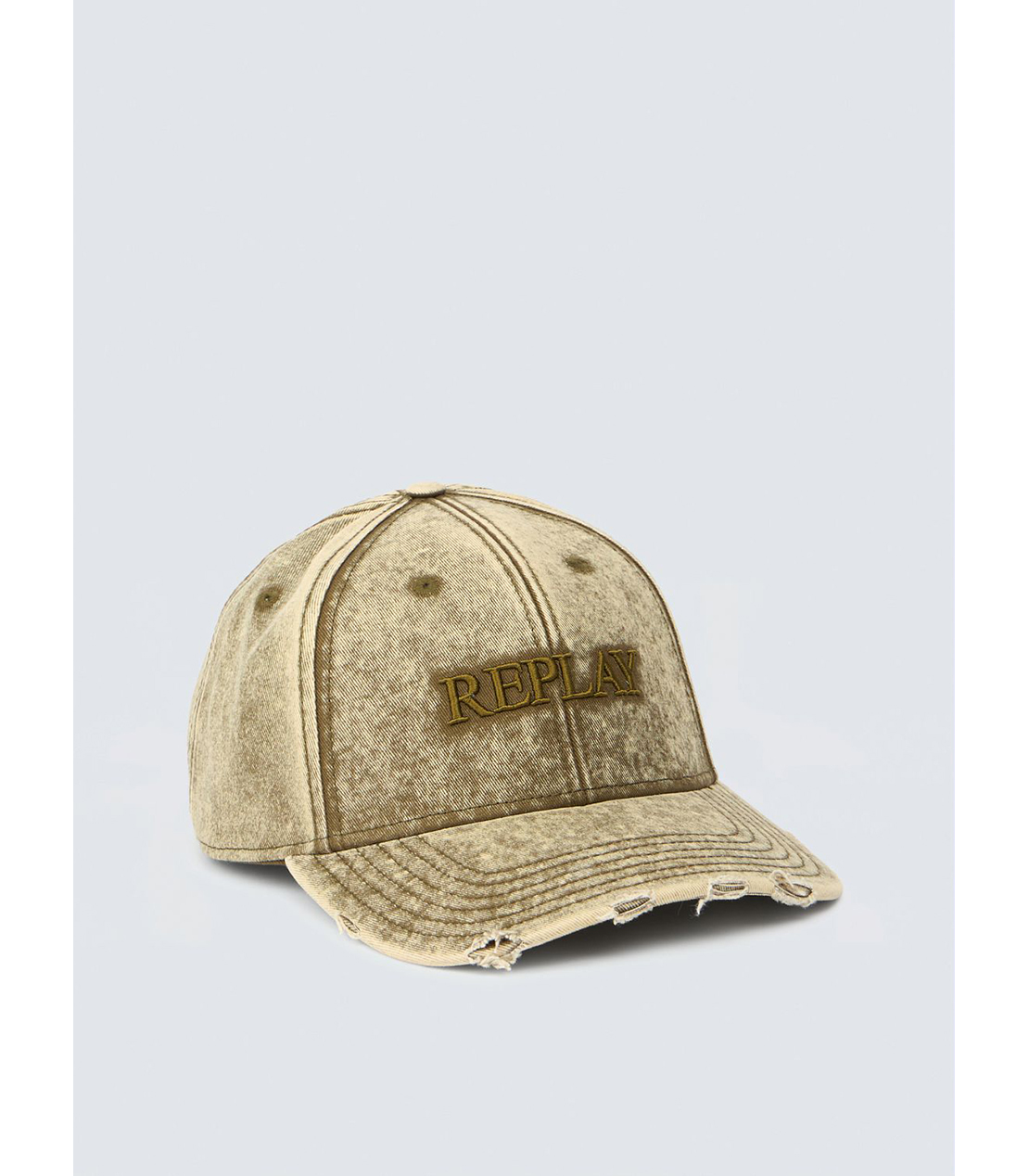 ユニセックスREPLAYロゴ刺しゅうCAP